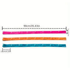 Solid Yoga Stretch Strap Fitness Resistance Belt for Home Exercise