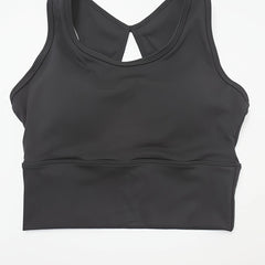 High Stretch Round Neck Sports Bra for Women