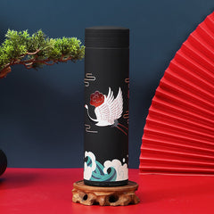 Chinese Style Vintage Insulated Water Bottle 304 Stainless Steel Cup