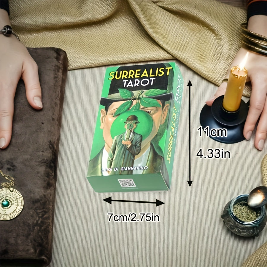 Surrealist Tarot Deck w/ QRCode Guidebook