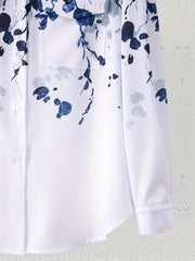 Floral Print Long Sleeve Blouse