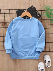 Boys 3D Bear Graphic Sweatshirt Top
