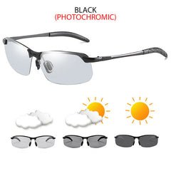 Vintage Photochromic Sunglasses Night Driving Fishing Shades