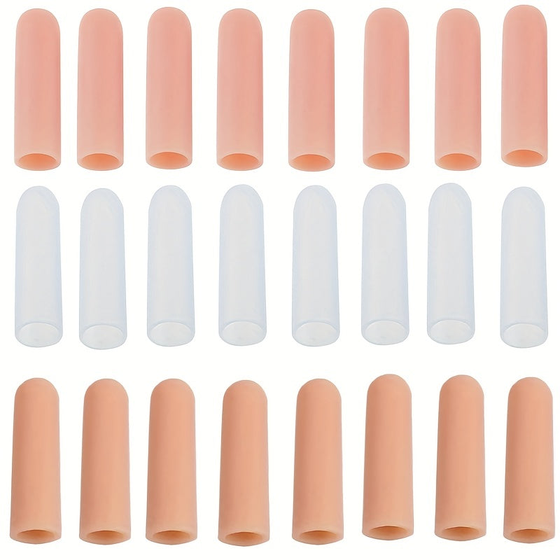Silicone Finger Protectors for Dry Skin - 5 Pairs