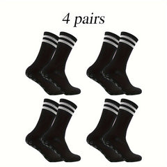 Non slip Soccer Socks Breathable Sweat-absorbing Crew Socks