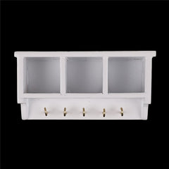 Dollhouse Kitchen Wood Wall Rack 1:12 Decoration Accessories