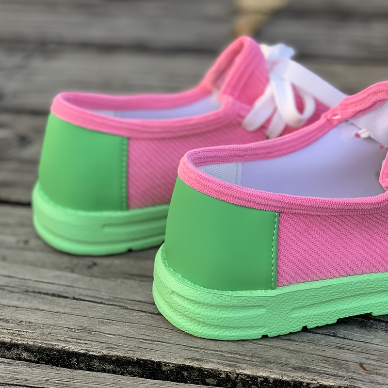 Non Slip Low Cut Skate Shoes Lightweight Canvas Sneakers