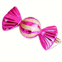 3pcs Christmas Lollipop Candy Cane Pendant Hanging Ball Ornaments