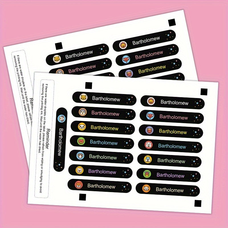 High Res Personalized Name Badges for Clear ID in School & Office