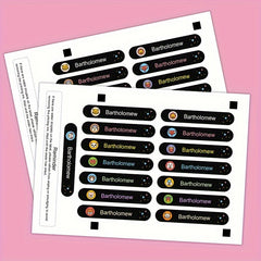 High Res Personalized Name Badges for Clear ID in School & Office
