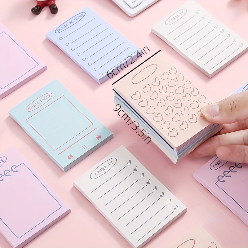 60 Cartoon Sticky Notes for Students