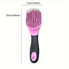 1pc Horse Hair Comb Non slip Horse Tail Comb Cleaning Brush