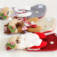 Christmas Santa Claus Socks Tree Pendant Gift Bags Holiday Party Candy Bags