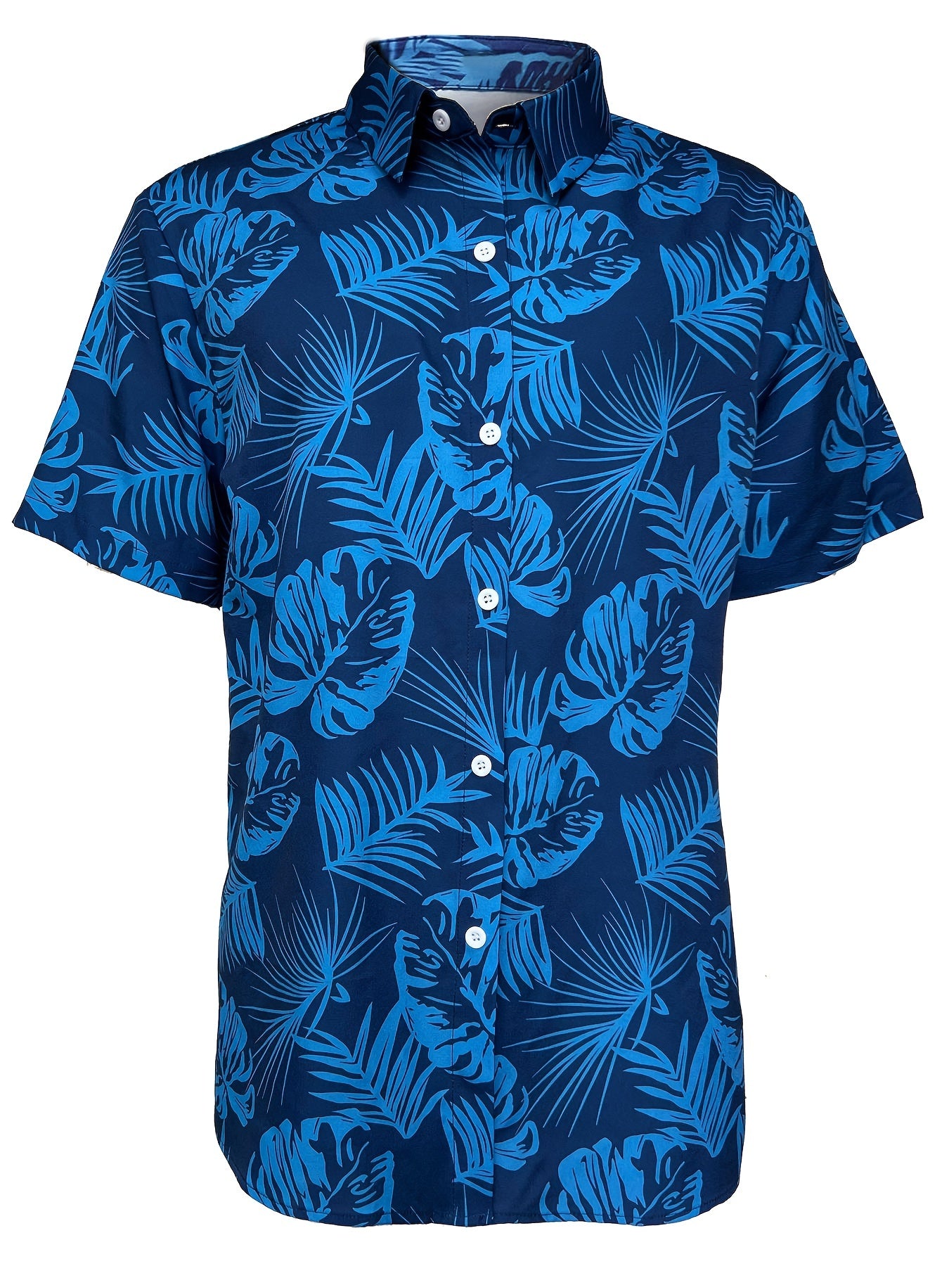 Tropical Pattern Short Sleeve Hawaiian Shirt for Men