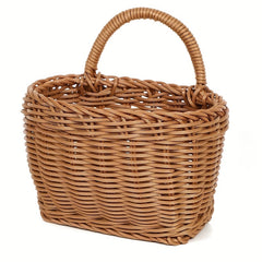 Woven Storage Basket Wall Organizer Kitchen Garlic Storage
