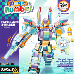 Creative 12 in 1 Model Car & Airplane Building Blocks Set - 708pcs