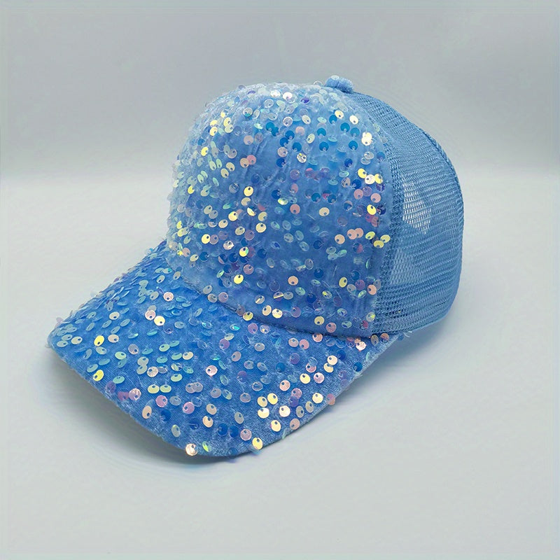 Sequins Baseball Cap Personalized Hat For Men Women