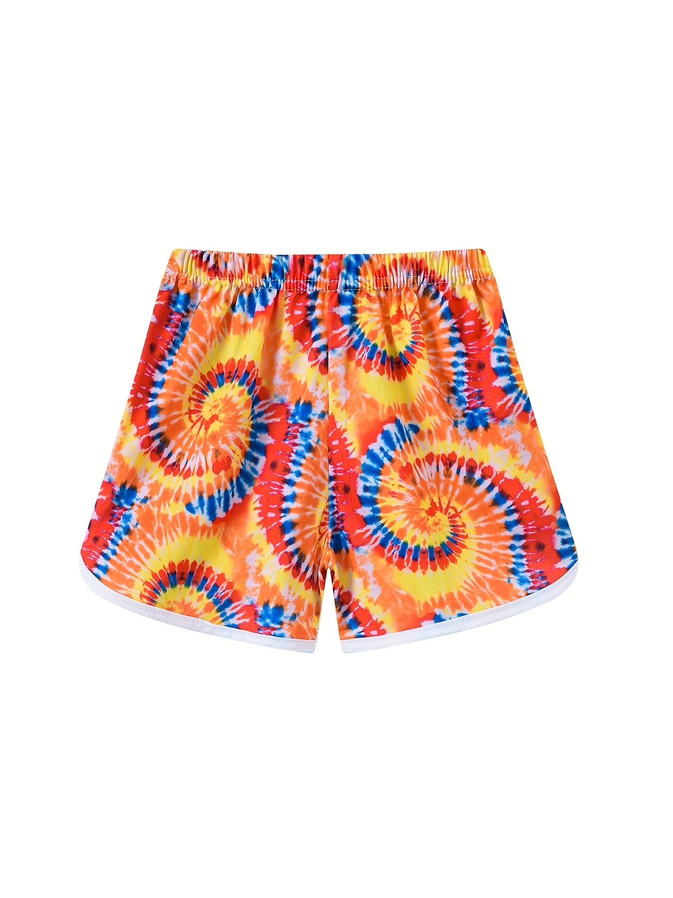 Girls Tie Dye Drawstring Pants for Summer Beach