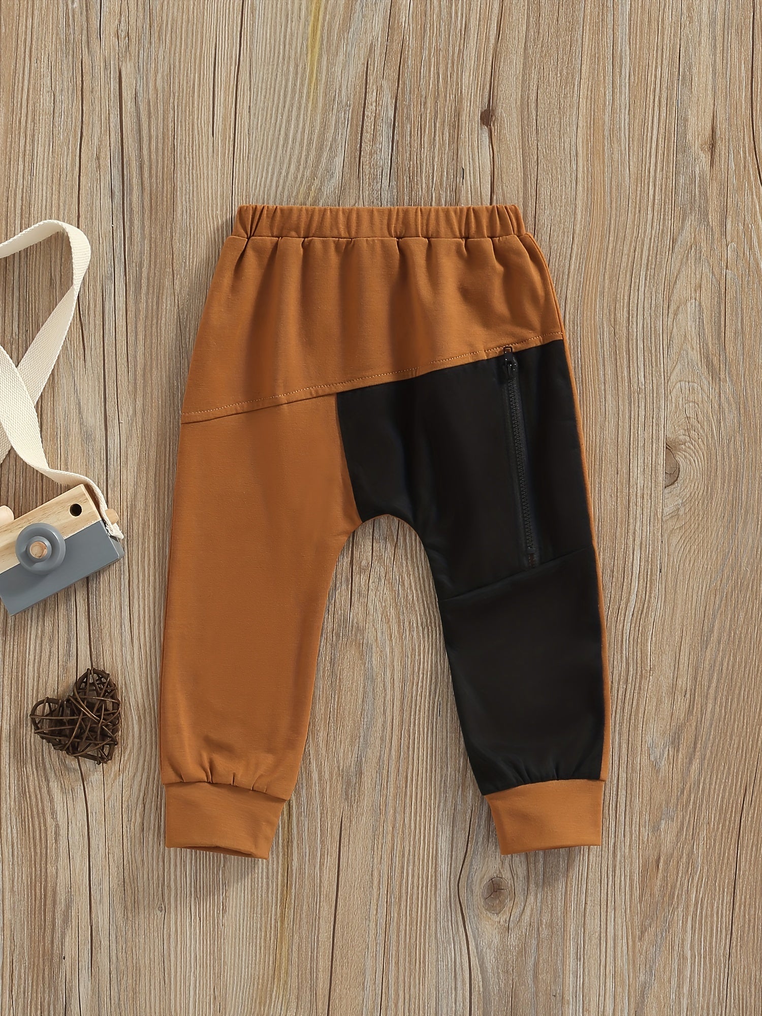 Boys Block Long Pants Casual Comfortable For Spring And Autumn Kids Clothes