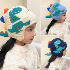 Kids' Knitted Beanie Windproof Ear Protection Thick Warm Hat