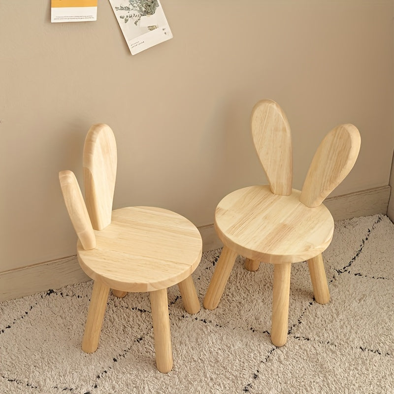 Wooden Toddler Chair Solid Wood Chair Kids Stool Chair For Playroom Nursery
