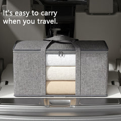 Large Capacity Storage Bag Lightweight Clothes Storage Bag With Window & Handles