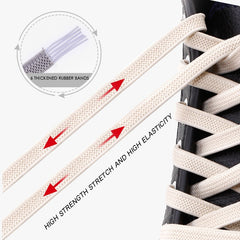 Elastic No Tie Shoe Laces for Adults and Kids