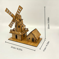 Dutch Windmills 3D Puzzle Building Model Kit