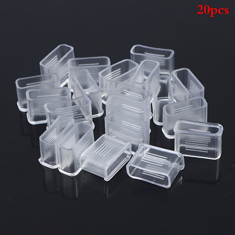 20pcs Rubber Whistle Cover Mouth Protector Cushioned Mouth Cover