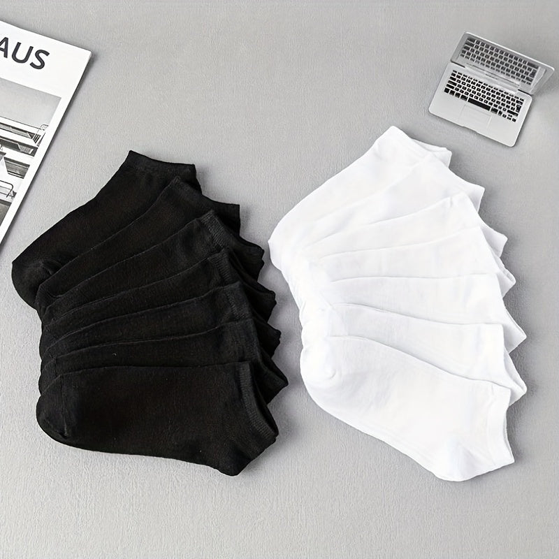 14 Pairs Soft Low Cut Ankle Socks Women's Stockings & Hosiery