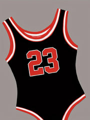 Sleeveless Sexy Block Bodysuit Women's Clothing