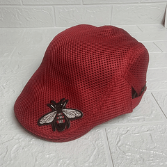 Little Bee Breathable Mesh Forward Hat Solid Beret