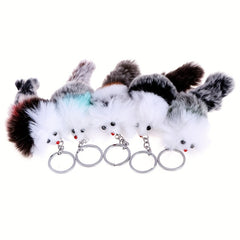 Fox Key Chain Keyring Purse Bag Charm Pendant Keychain