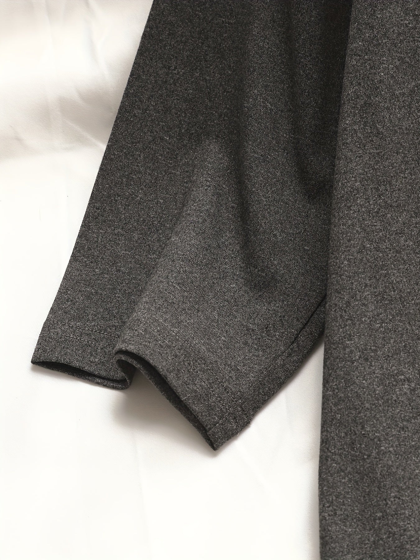 Solid Long Sleeve Open Front Cardigan