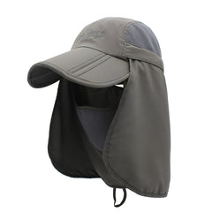 Kids Sun Hat with Removable Mask and Neck Flap