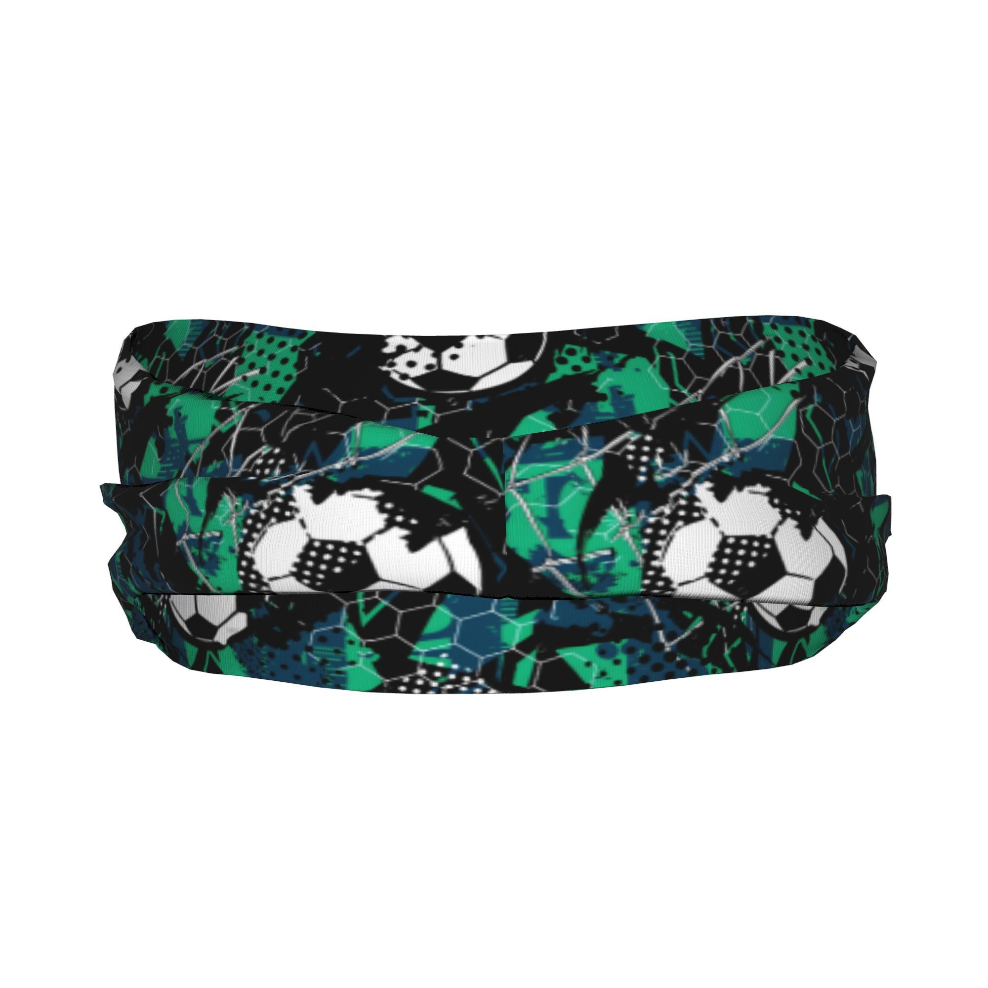 Unisex Sports Headband Soccer Ball Sweat Wicking Polyester & Spandex