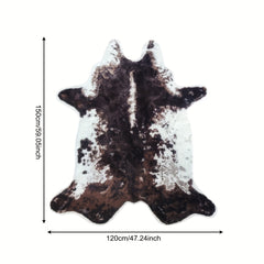 Cowhide Rug Cow Print Rug For Living Room Faux Cow Hide Animal Print Carpet