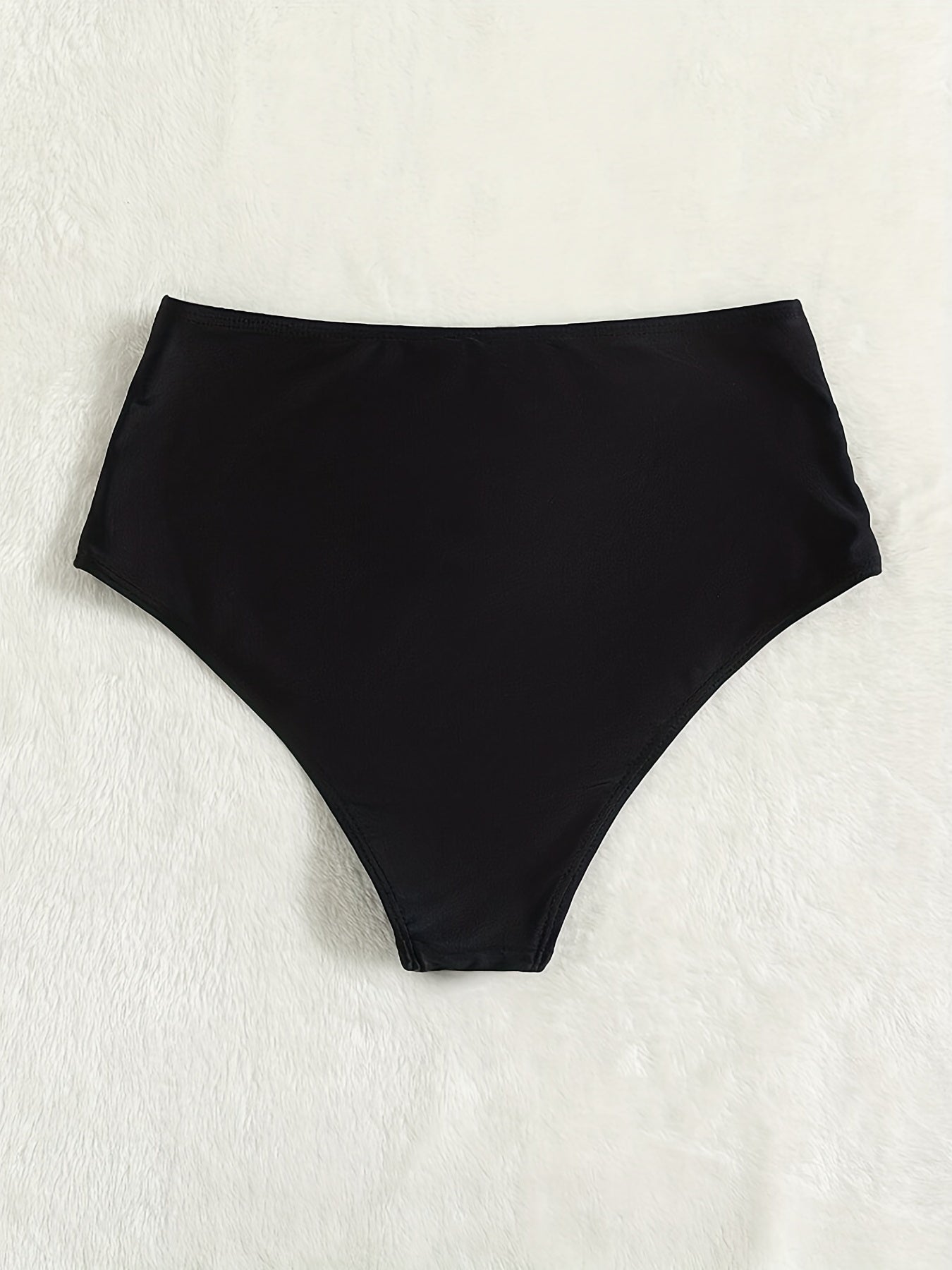 High Waist High Cut Bikini Bottom Beachwear
