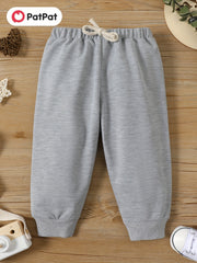 Baby s Elastic Waist Sweatpants Joggers Pants Child s Comfy Trousers