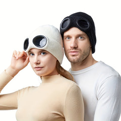 Windproof Knitted Hat for Skiing Winter Hiking