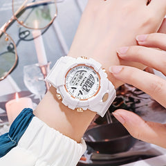 Kids LED Silicone Watch Teen Casual Gift