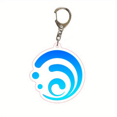 Anime Keychain Seven Elements Bag Pendant Key Ring