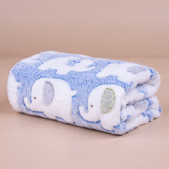 Cute Elephant Pet Blanket for Dogs & Cats, Cozy Winter Blanket for Extra Warmth