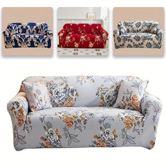 Vintage Pattern Sofa Cover Elastic Slipcover Universal Furniture Protector