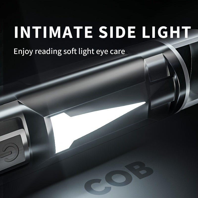 Portable LED Rechargeable Flashlight Camping Light Waterproof Torch