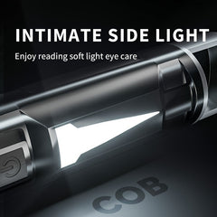 Portable LED Rechargeable Flashlight Camping Light Waterproof Torch