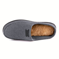 Men's Plush Lining Non-slip House Shoes Soft Sole Slip-On Moccasin