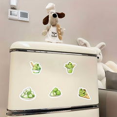 55pcs Green Tea Anime Stickers for Laptops Water Bottles Gift Bags