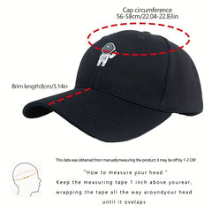 Unisex Sunshade Breathable Adjustable Baseball Cap With Embroidery