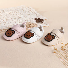 Cartoon Bear Baby Girls Sneakers Non Slip Shoes